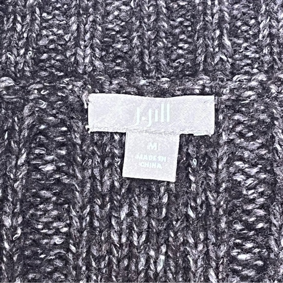 J. Jill Women’s Brown Cable Knit Cardigan Vest Open Front Sz M - Picture 7 of 9